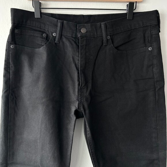 Levi's 541 Black Athletic Taper Jeans Black Stretch Denim Men's Size 34/32 - Picture 2 of 8